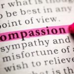 27553915 - fake dictionary, definition of the word compassion